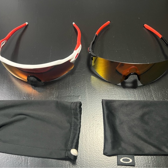 Oakley Red and White Sports Sunglasses; buy one for $50 or both for $90 - Picture 4 of 4